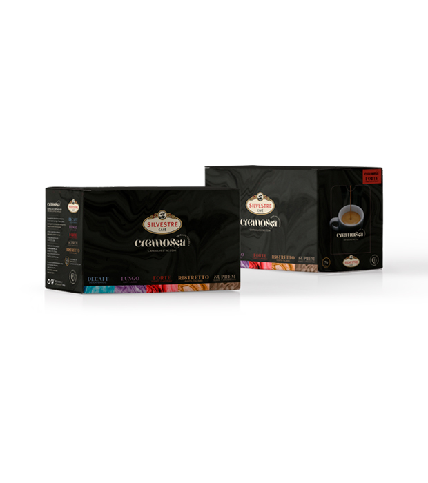 Капсулы CREMOSSA ESPRESSO FORTE для кофемашин Silvestre