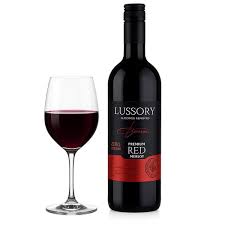 Напиток безалкогольный Красный Мерло без алкоголя Премиум Lussory Premium Red Merlot