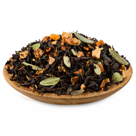 Черный чай Айва с персиком