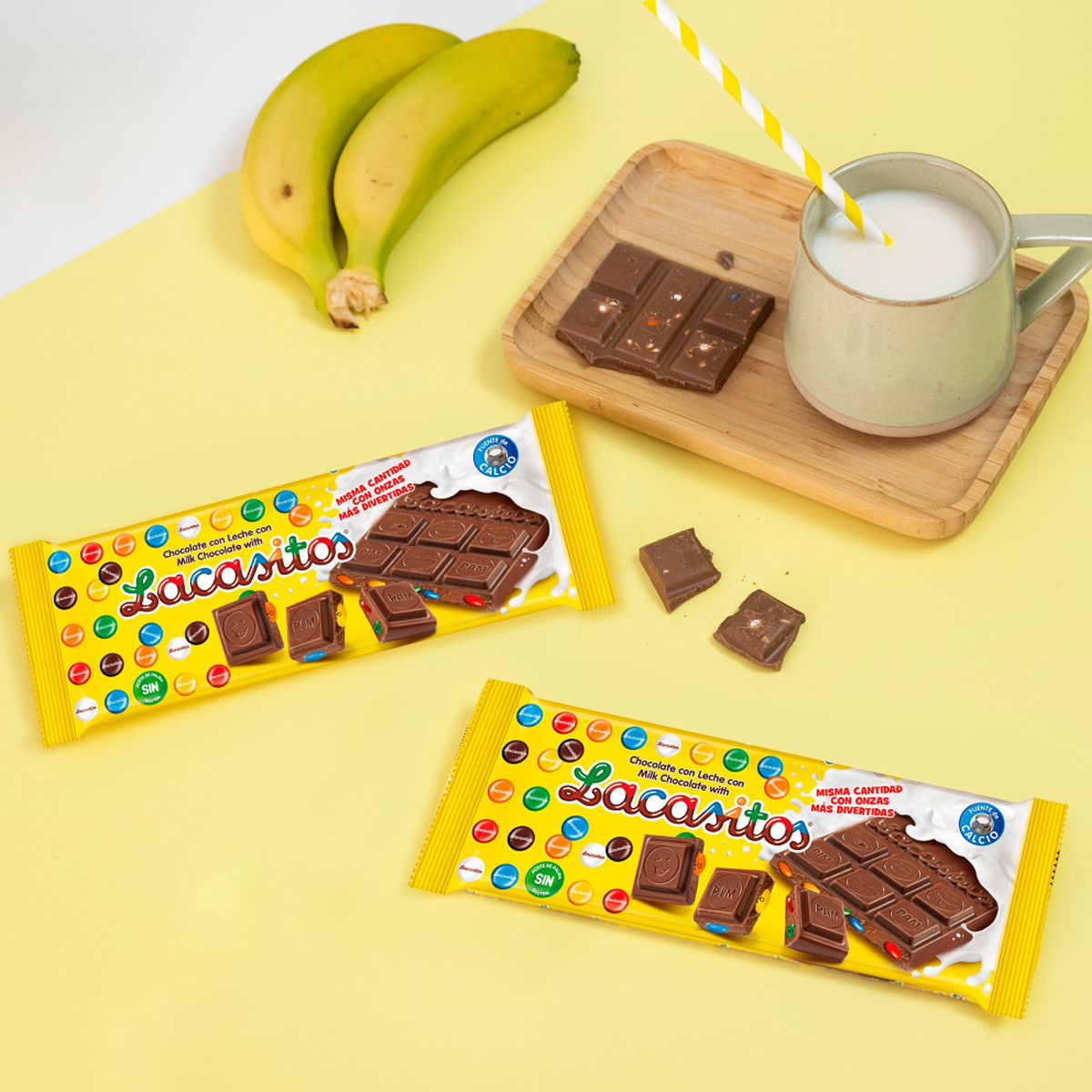 Молочный шоколад с драже из молочного шоколада в сахарной глазури 100 гр