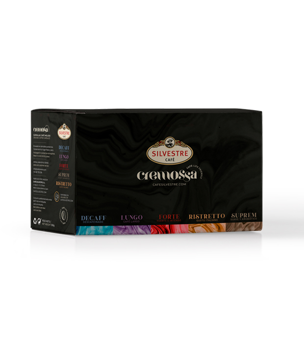 Капсулы CREMOSSA ESPRESSO FORTE для кофемашин Silvestre