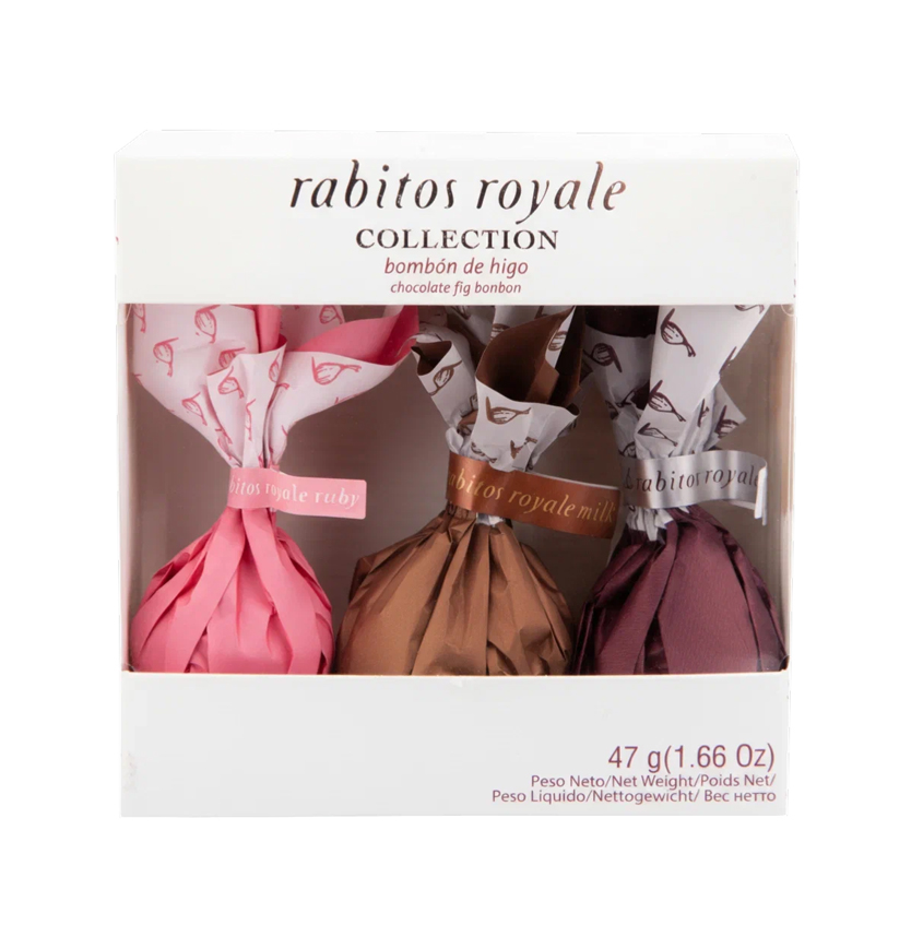 Конфеты инжир Коллекция Dark, Milk, Ruby Rabitos Royale Collection №3