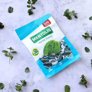 Леденцы без сахара со вкусом мяты на подсластителе 100 гр