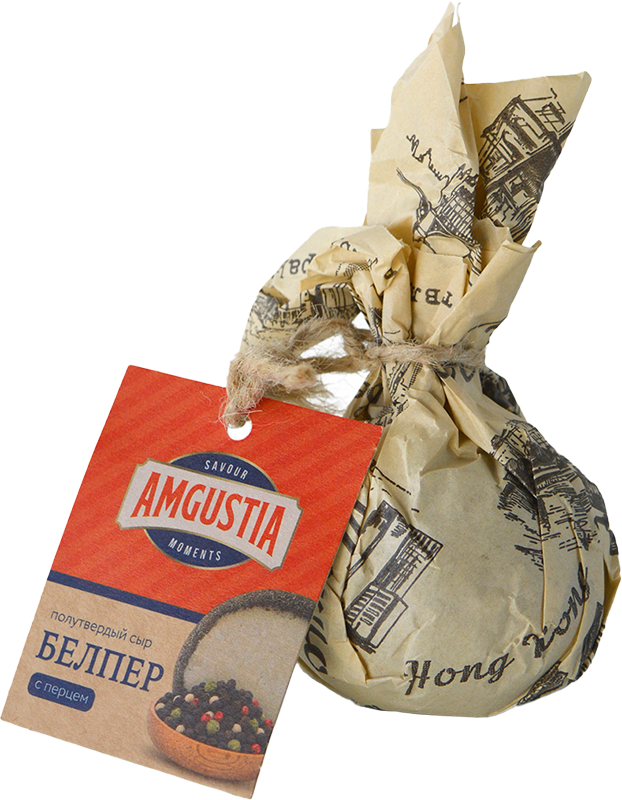 Сыр полутвердый Белпер перец / чеснок
