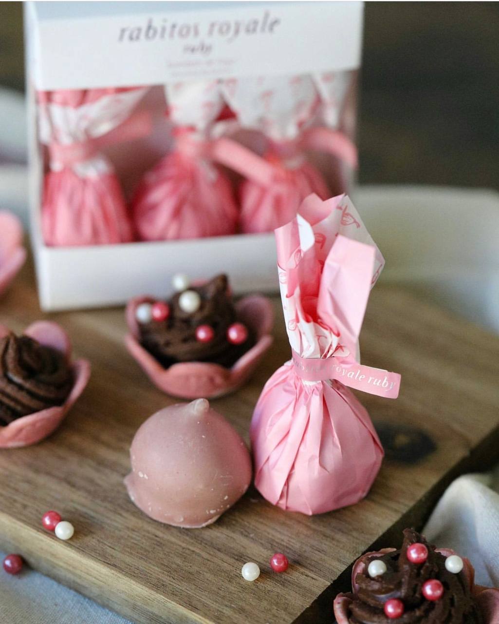 Инжир в рубиновом шоколаде Ruby Rabitos Royale №3