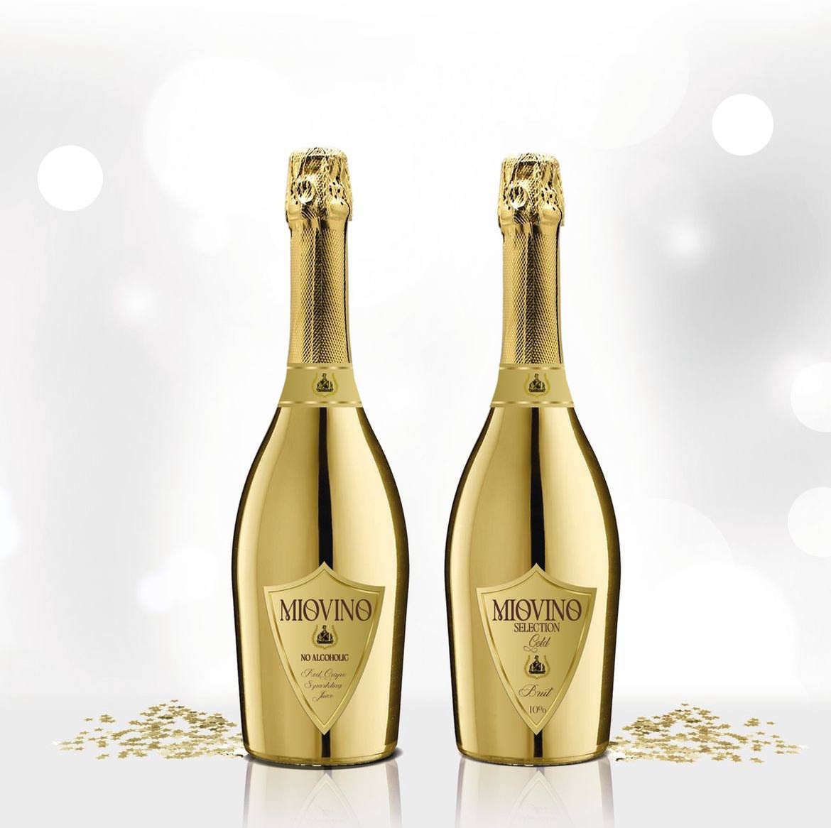 Безалкогольный газированный напиток Миовино Золотая Коллекция Красный виноград