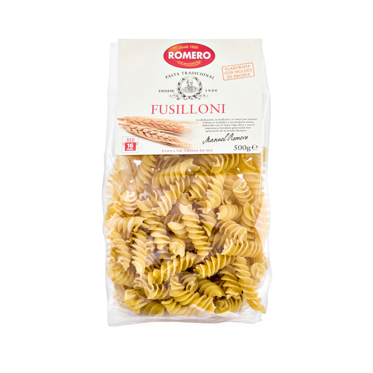 Паста Фузиллоне изготовленная на медных формах