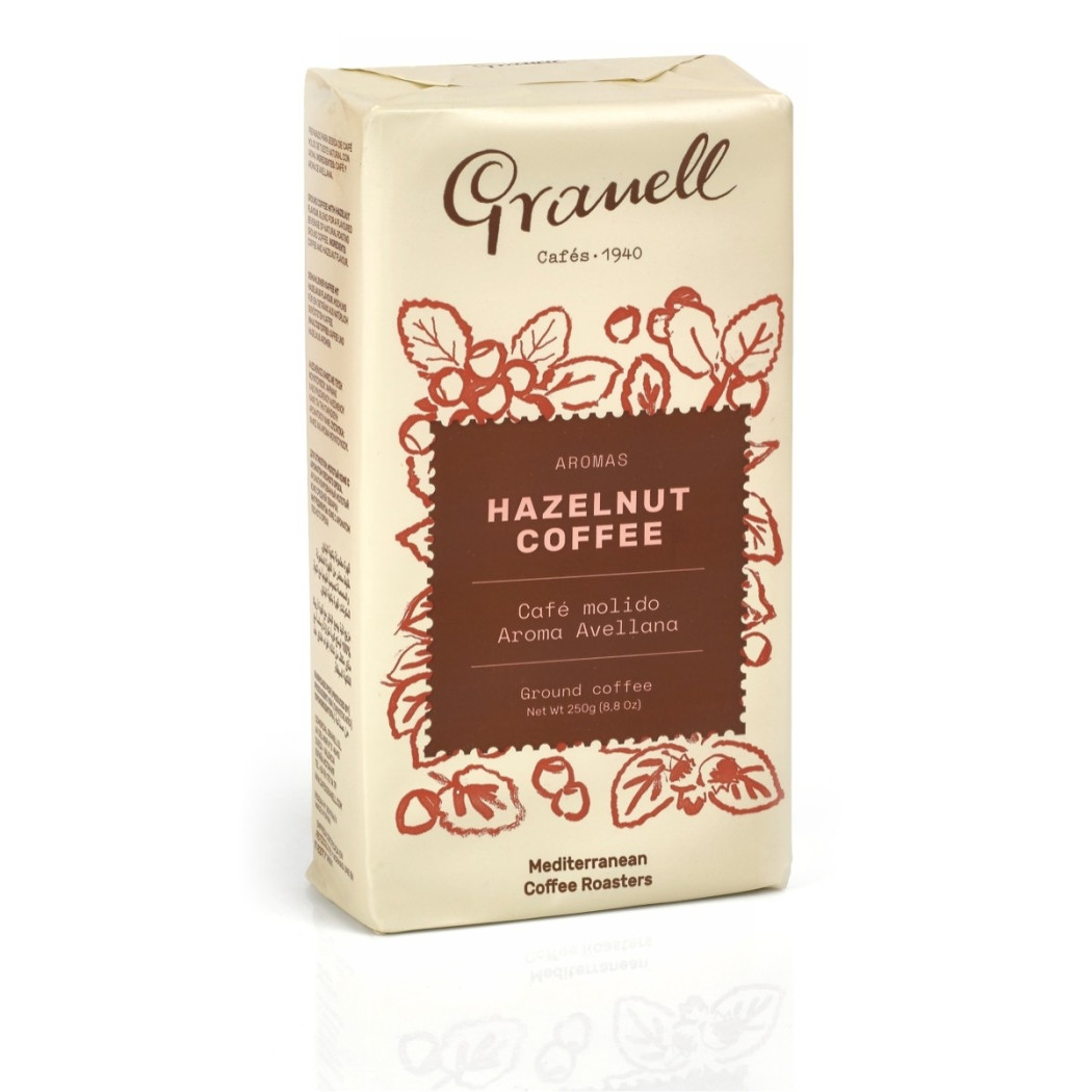 Молотый кофе с ароматом ЛЕСНОГО ОРЕХА GRANELL, 250г / Испания