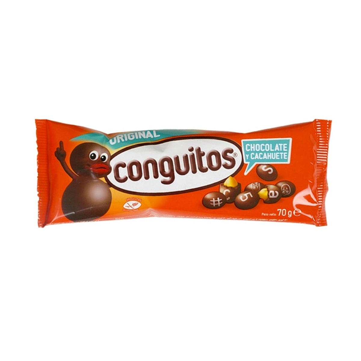 Жаренный арахис в темном шоколаде 70 гр