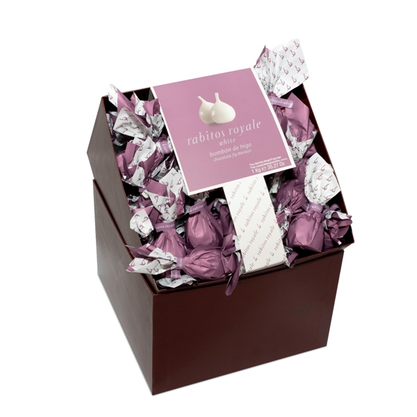 Инжир в белом шоколаде White Rabitos Royale, весовой
