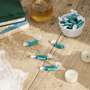 Леденцы без сахара со вкусом мяты на подсластителе 100 гр