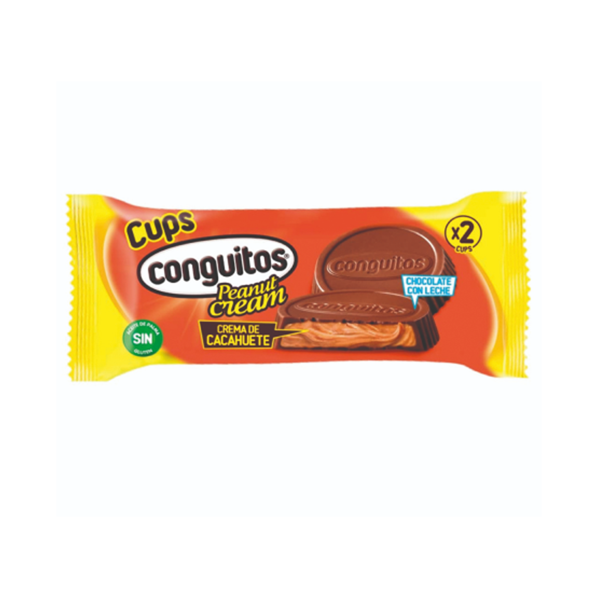 Молочный шоколад с начинкой из арахисового крема 2*17 гр