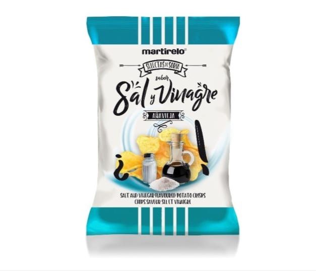 Картофельные чипсы с солью со вкусом бальзамического уксуса