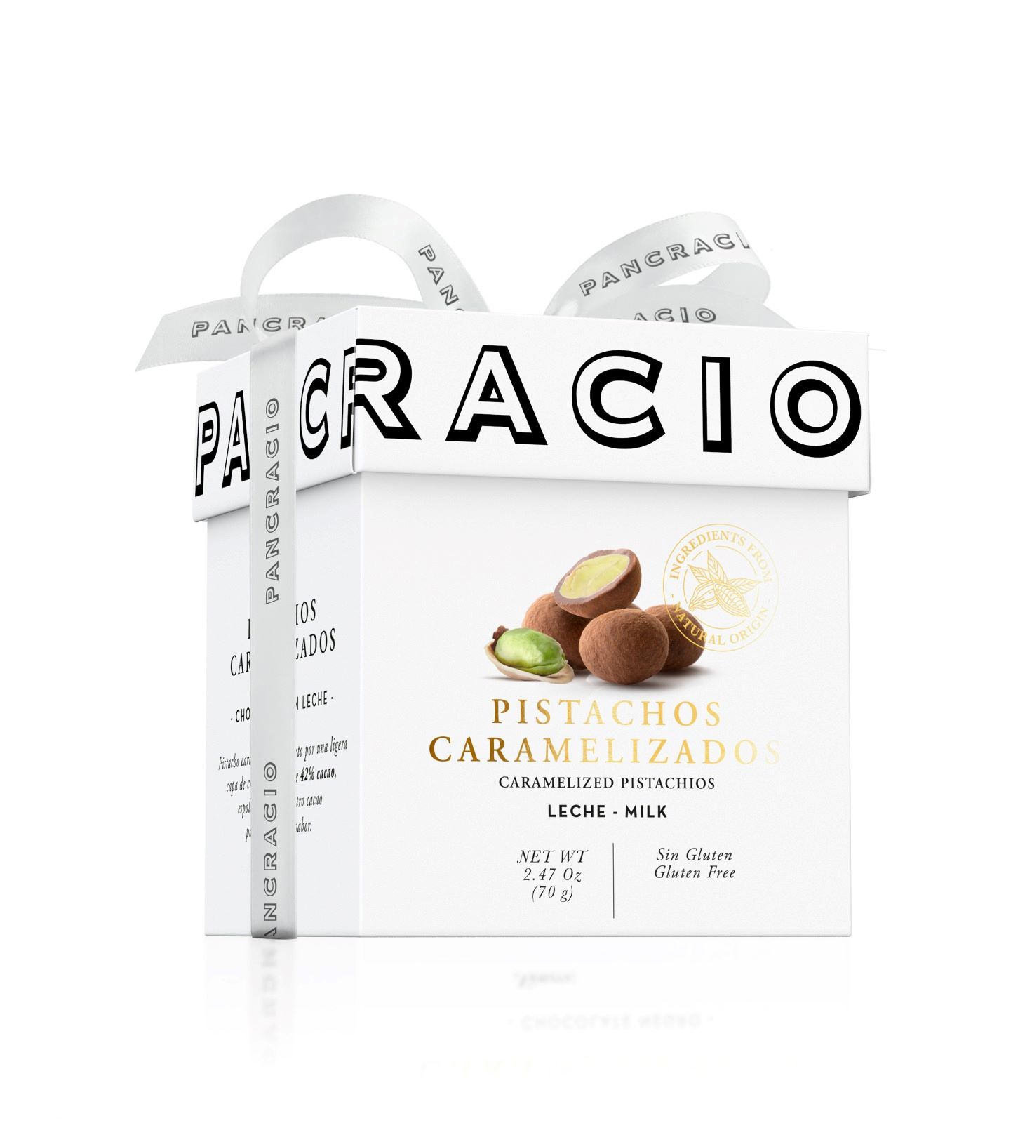 Mini Luxury Box Конфеты из цельных карамелизированных фисташек с молочным шоколадом