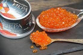 Икра лососевая соленая горбуши