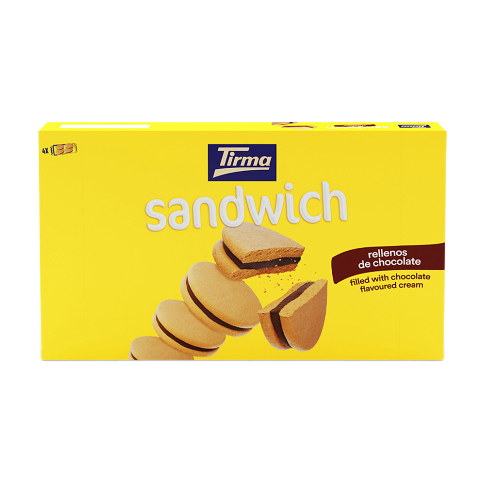 Печенье-сэндвич с шоколадно-кремовой начинкой (4 х 45гр)
