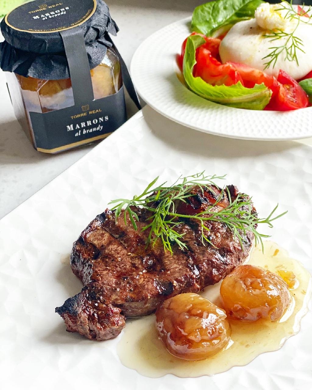 Каштаны в сиропе с бренди Торрес