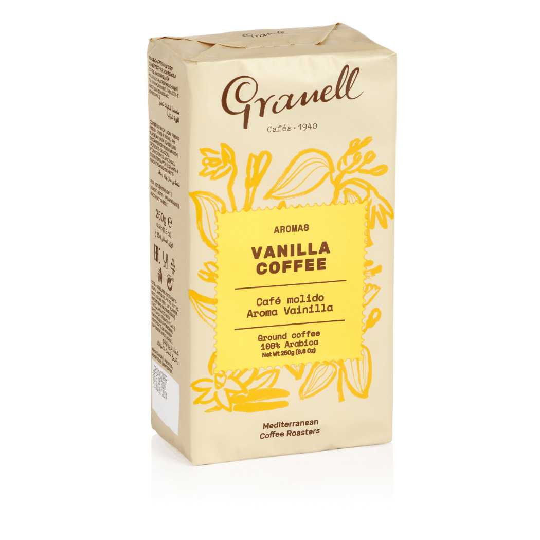 Молотый кофе с ароматом ВАНИЛИ GRANELL, 250г / Испания