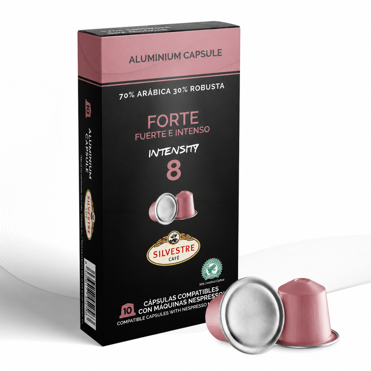 Капсулы Forte, совместимые с кофемашинами Nespresso