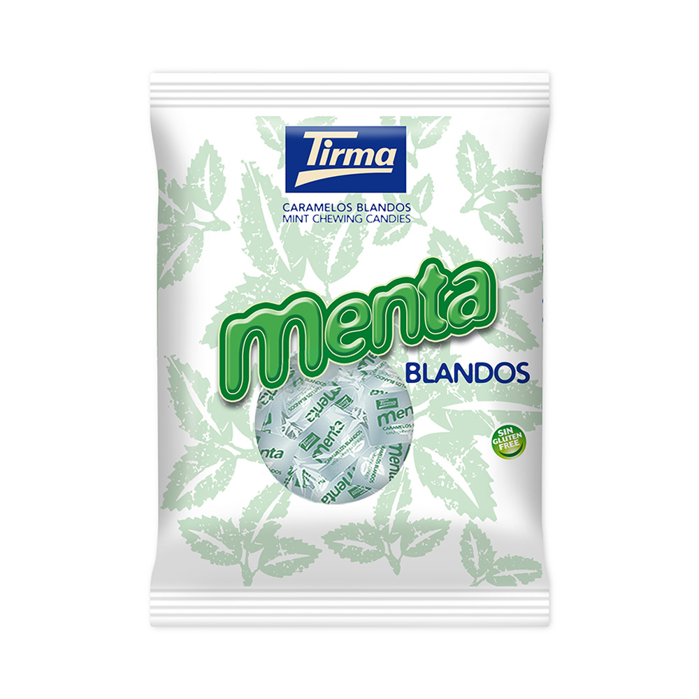 Освежающая жевательная карамель со вкусом мяты