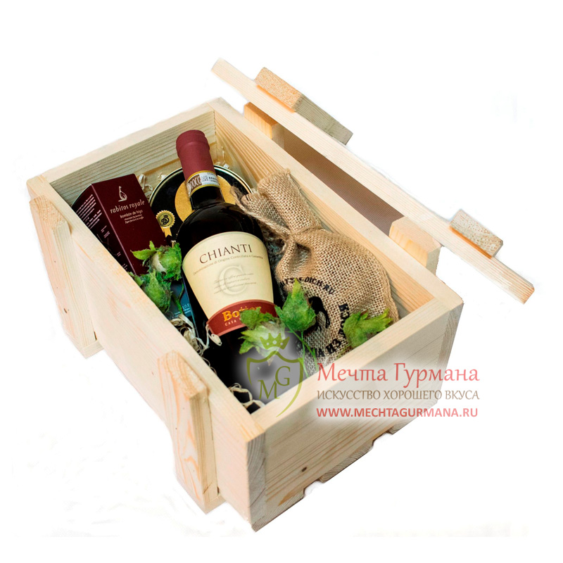 Набор для мужчин в ящике подарочный "Мужская радость"