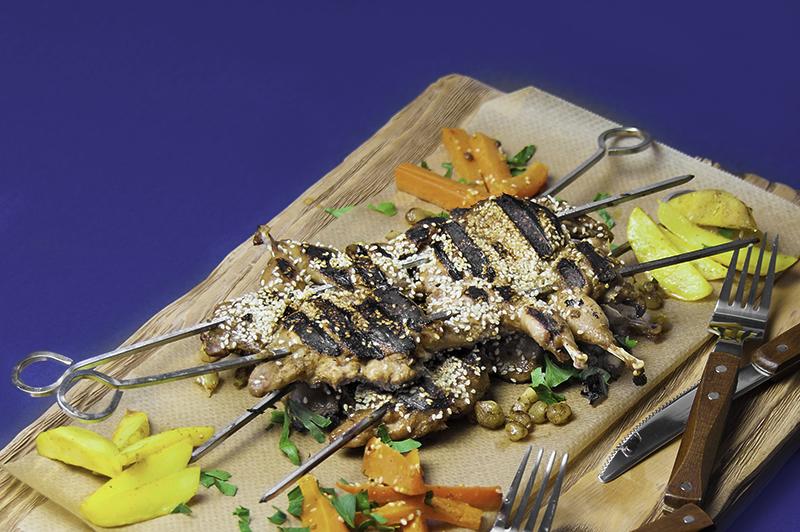 Нежные перепелки на гриле