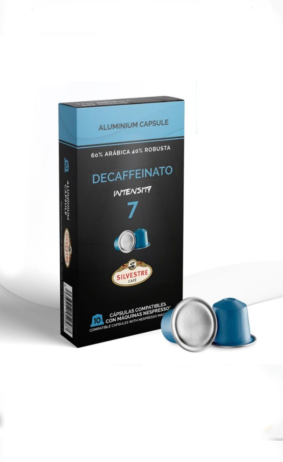 Капсулы Decaffeinato, совместимые с кофемашинами Nespresso