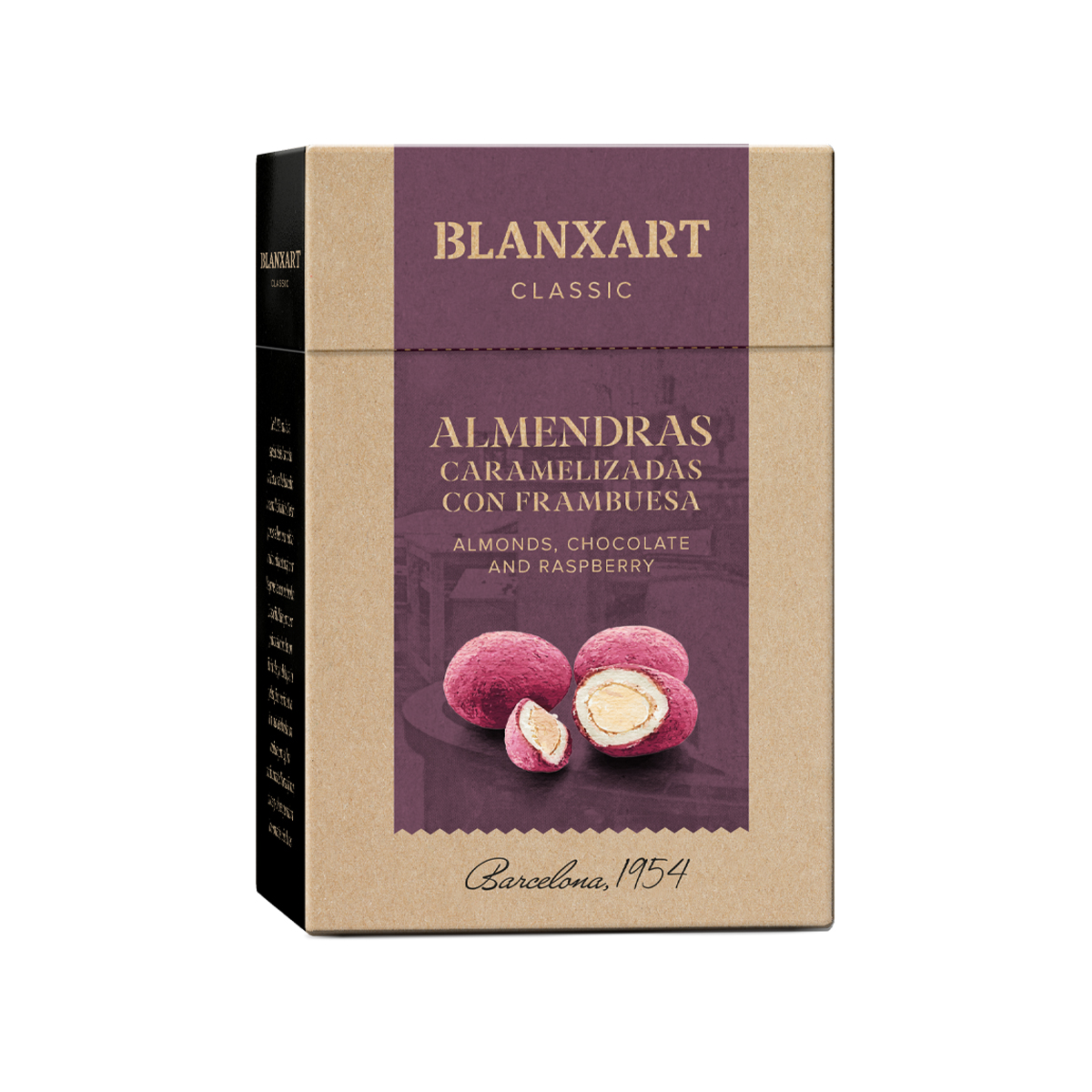 Конфеты из цельного миндаля в обсыпке из сушеной малины 100 г