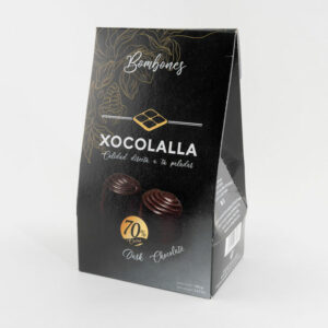 Конфеты из темного шоколада с кремовой начинкой 100г