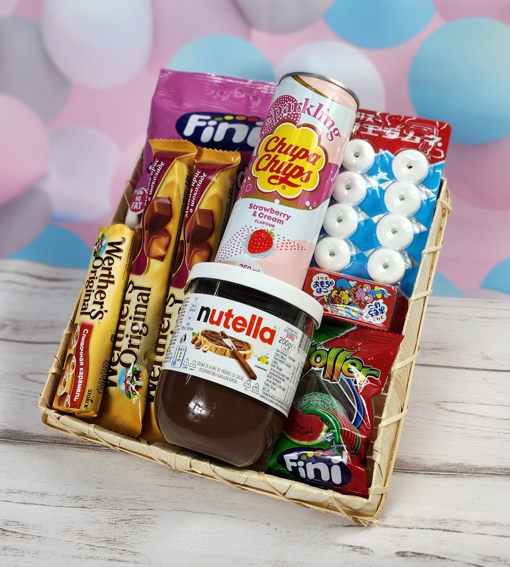 Детский подарок с шоколадной пастой