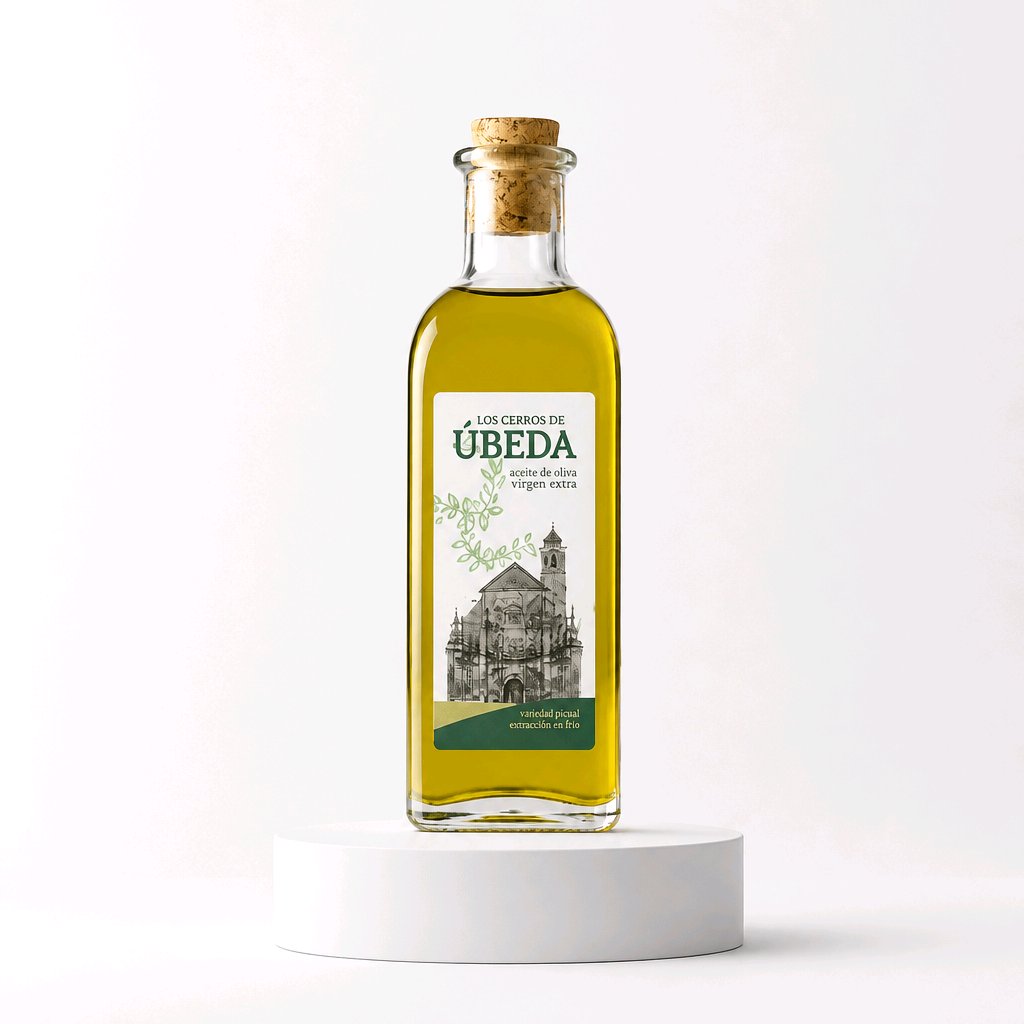 Масло оливковое E.V. Ubeda Пикуаль бутылка с пробкой