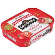 Сардины Connetable GENEREUSE в оливковом масле и томатном соусе