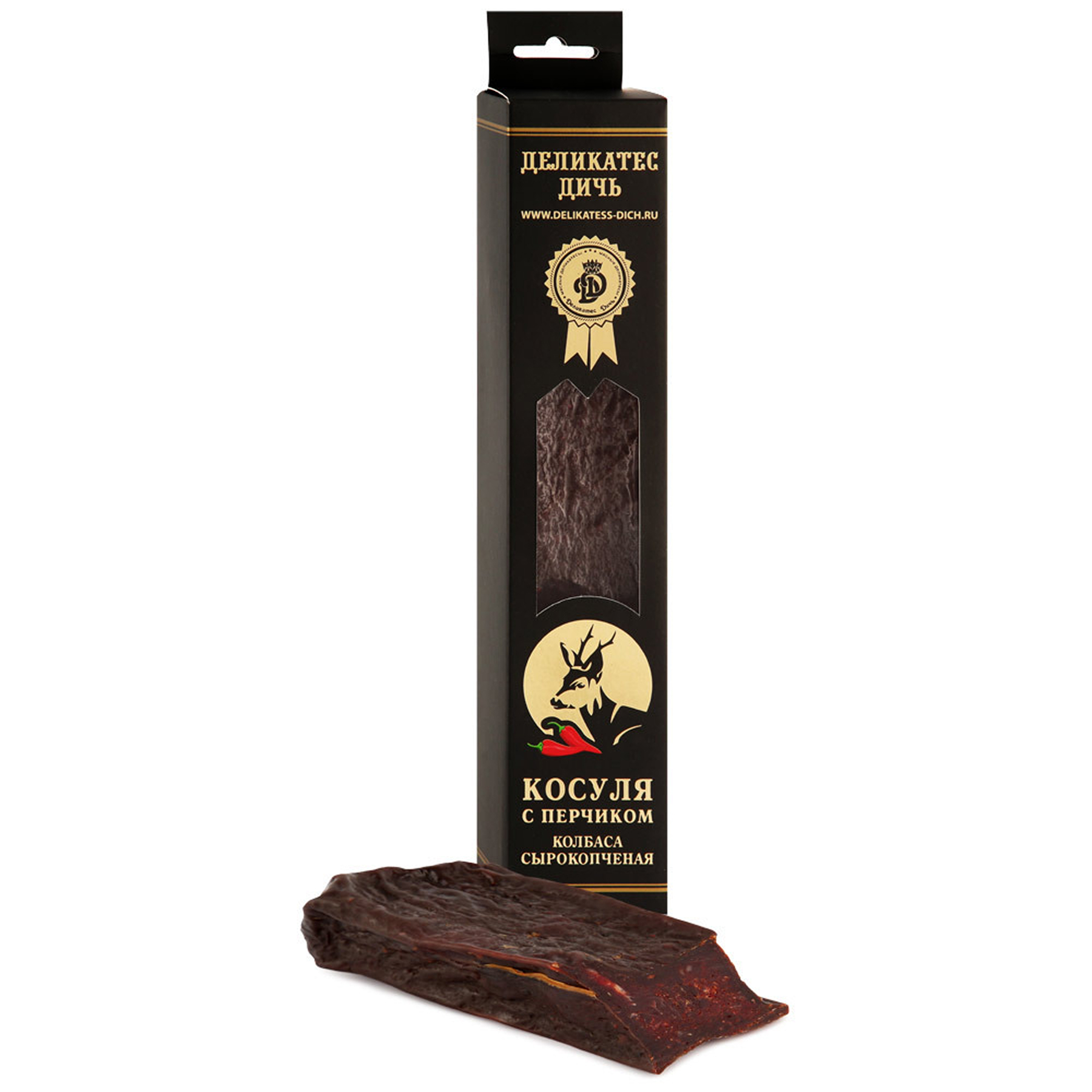 Колбаса из мяса Косули с перчиком