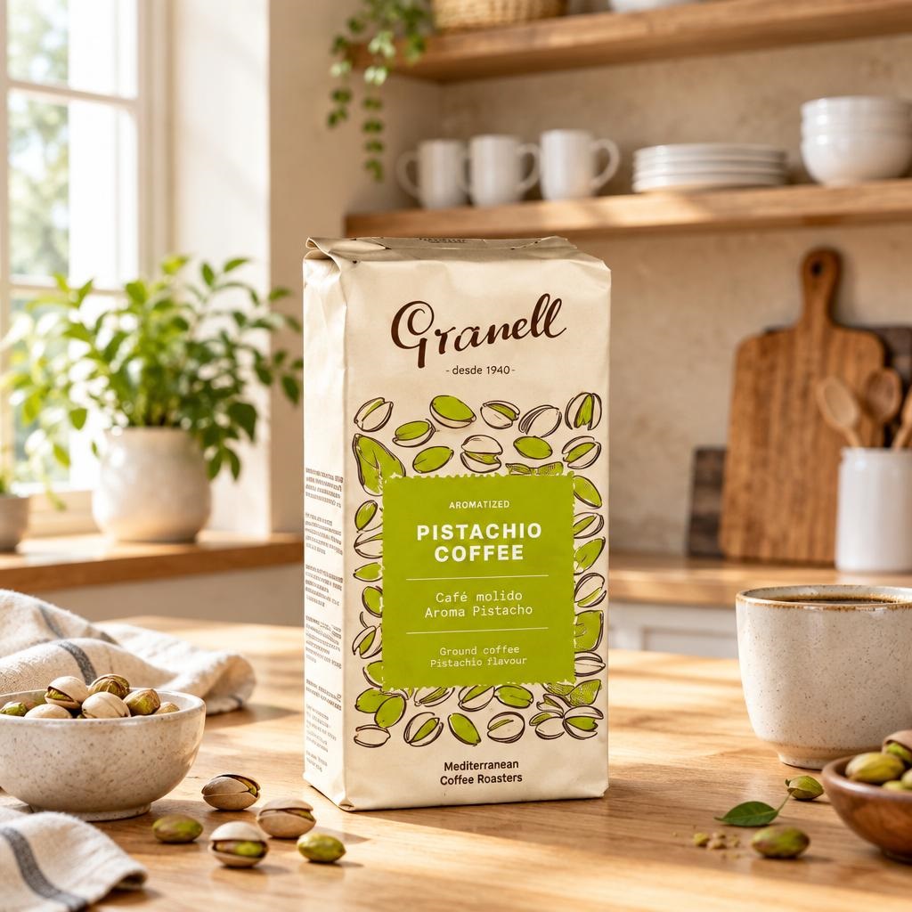 Молотый кофе с ароматом ФИСТАШКИ GRANELL, 250г / Испания