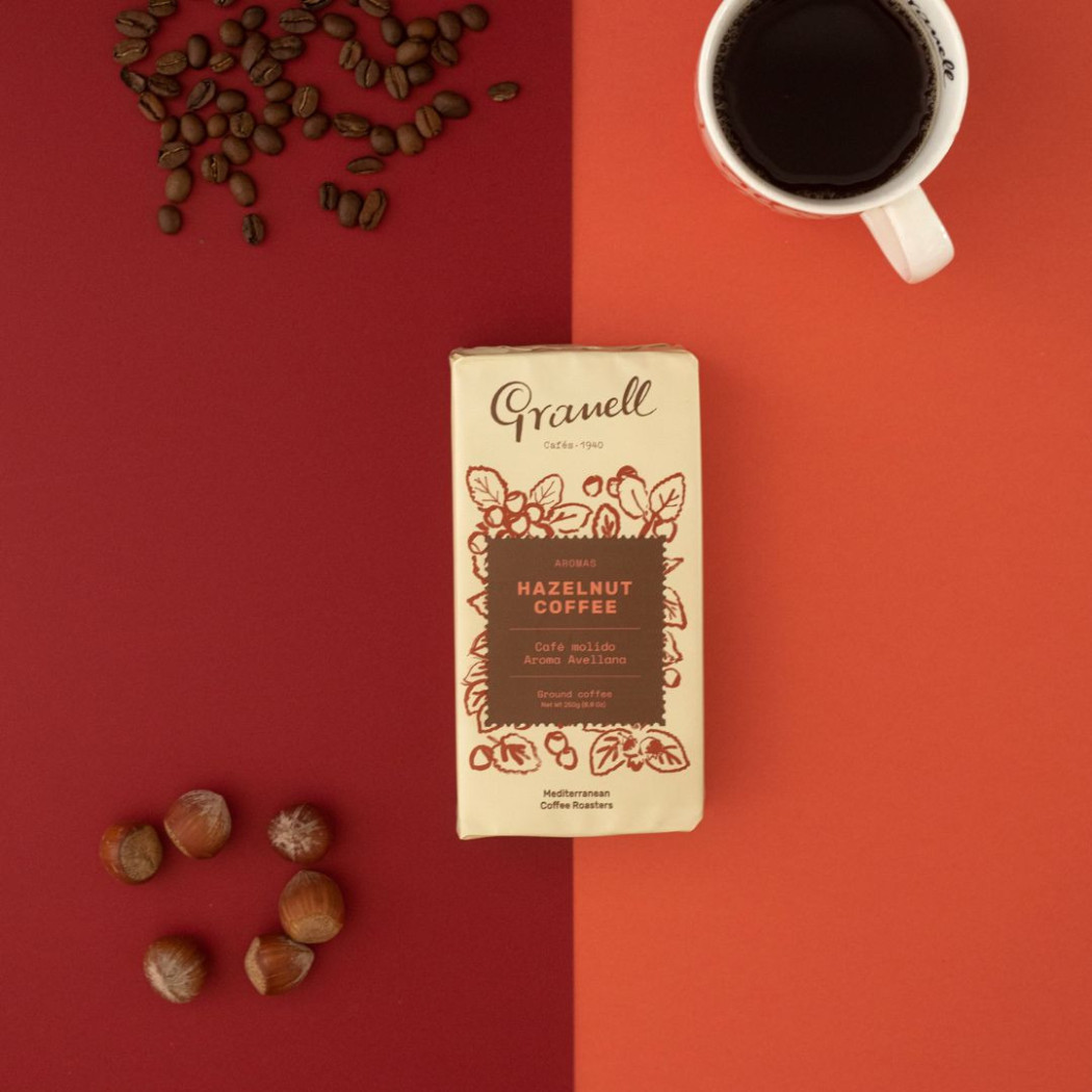Молотый кофе с ароматом ЛЕСНОГО ОРЕХА GRANELL, 250г / Испания