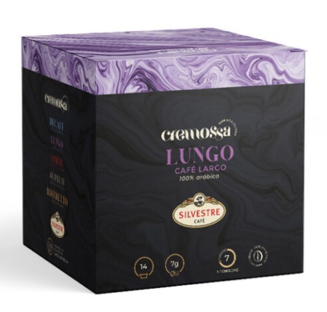 Капсулы CREMOSSA ESPRESSO LUNGO для кофемашин Silvestre