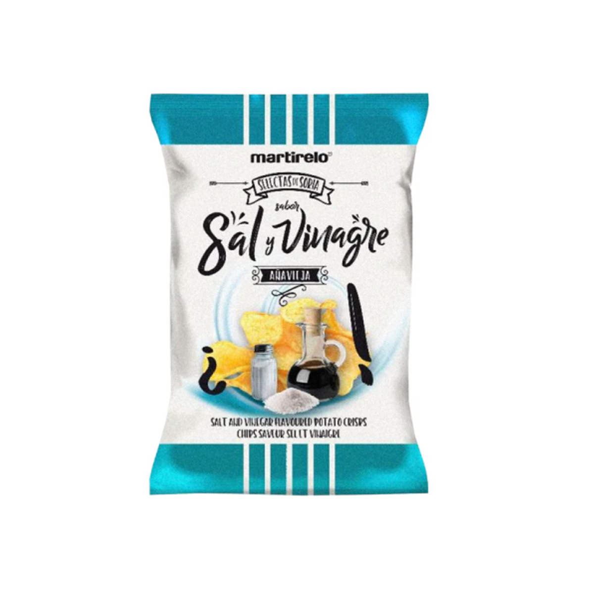 Картофельные чипсы с солью со вкусом бальзамического уксуса