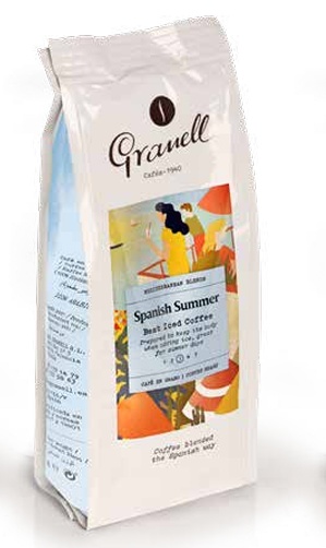 Кофе в зернах "ИСПАНСКОЕ ЛЕТО" GRANELL, 200г / Испания