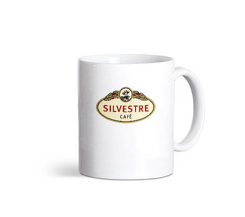Кружка для латте с логотипом Café Silvestre