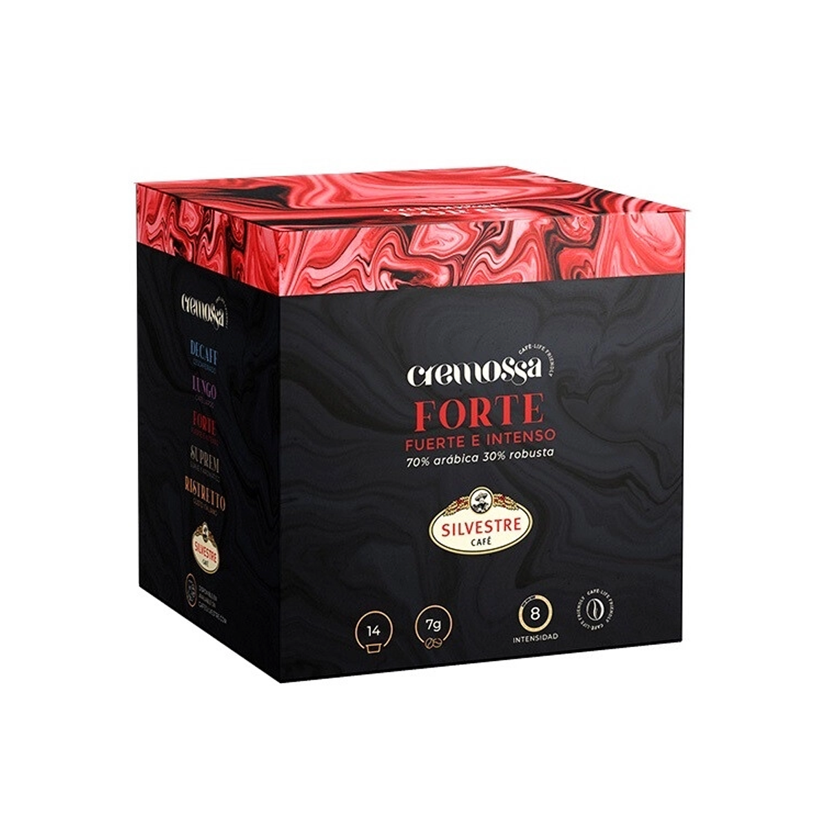 Капсулы CREMOSSA ESPRESSO FORTE для кофемашин Silvestre