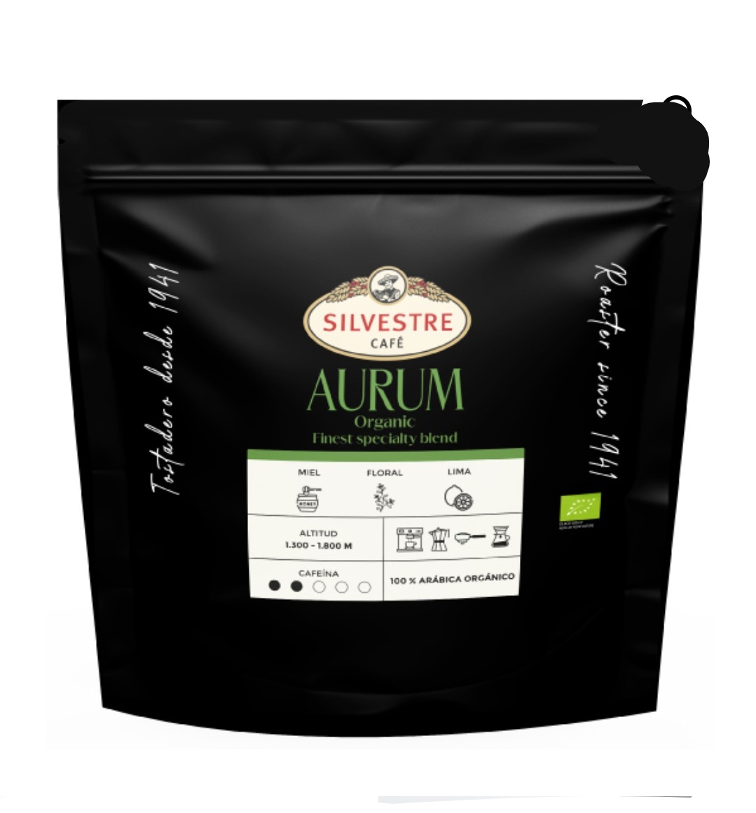Органический молотый кофе Silvestre AURUM 100% Арабика плантационный Перу, 250 г