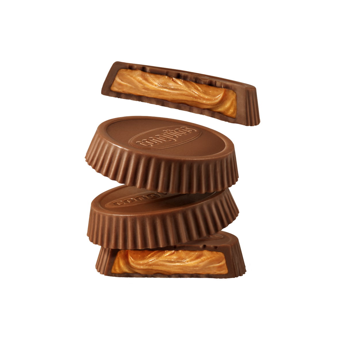 Молочный шоколад с начинкой из арахисового крема 2*17 гр