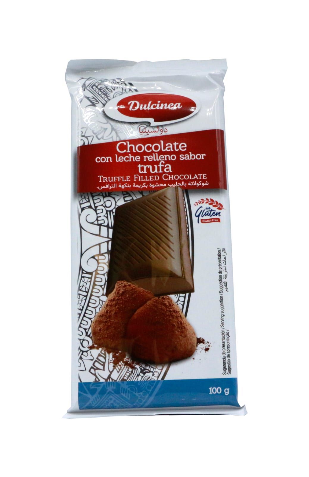 Молочный шоколад с трюфельной начинкой "Дульсинея" 100 гр