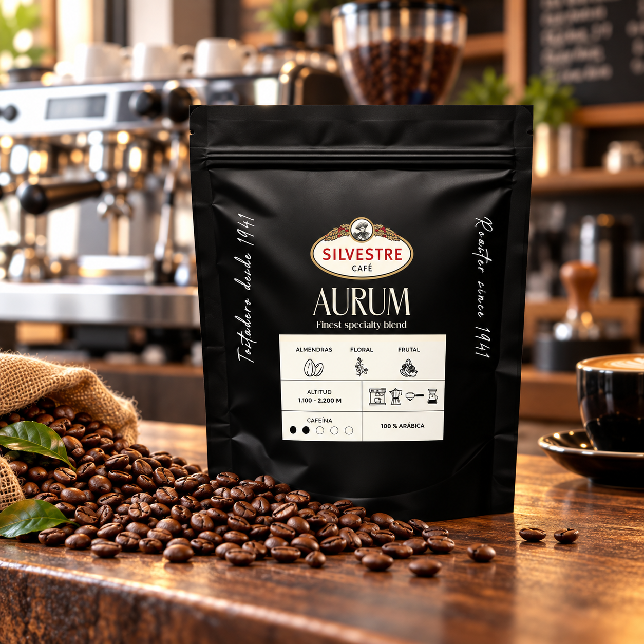 Кофе в зернах AURUM 250г