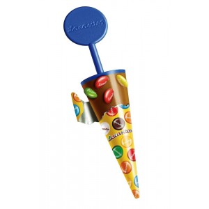 Набор зонтики с драже из молочного шоколада в сахарной глазури 5*11 гр