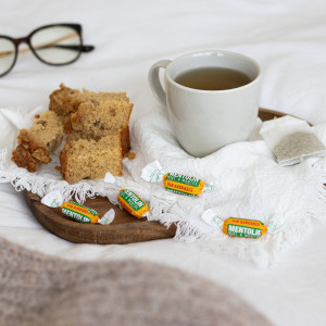 Леденцы без сахара с медом и ментолом на подсластителе 100 гр