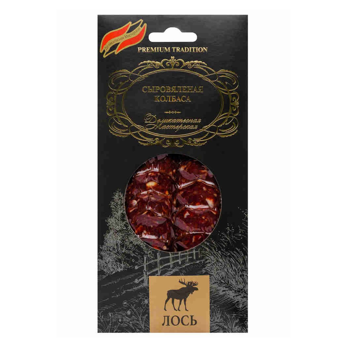 Колбаса сыровяленая Охота из лося