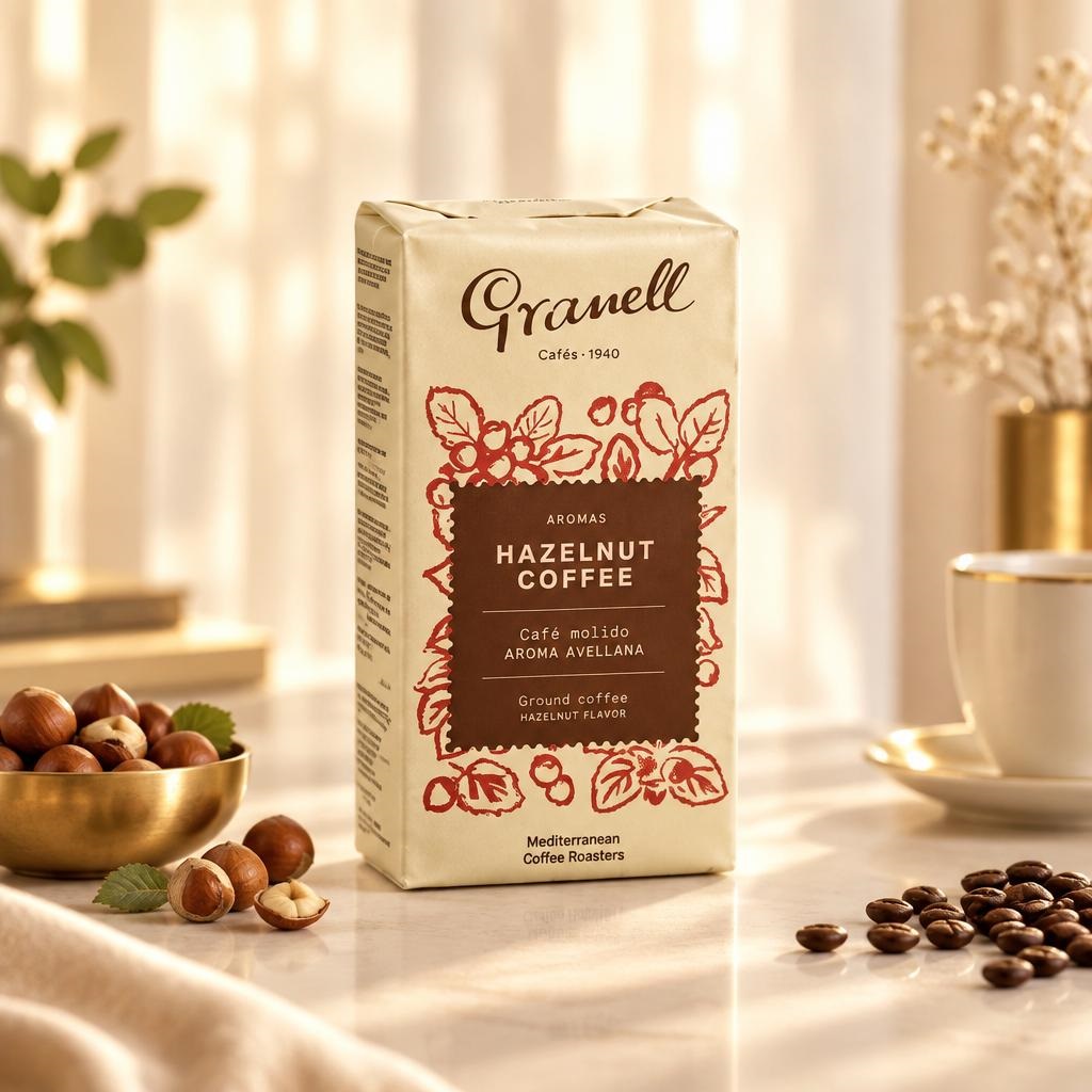 Молотый кофе с ароматом ЛЕСНОГО ОРЕХА GRANELL, 250г / Испания