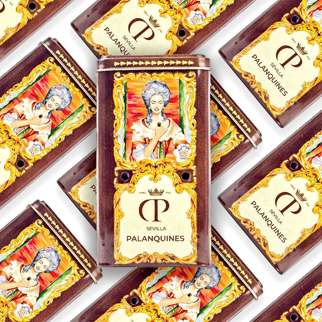 Шоколадные пралиновые конфеты (метал. коробка)