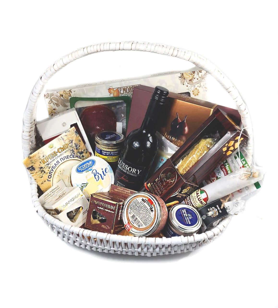 Подарочная корзина с продуктами "Вкус праздника"